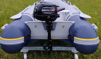 Nafukovací člun YellowV Iboats VB300 + Mercury F 2,5 MH - šedý NOVÝ