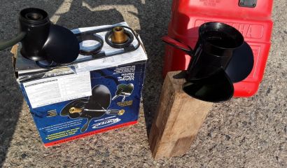 lodní šroub Suzuki 25HP, Honda 20HP, nádrž 25l