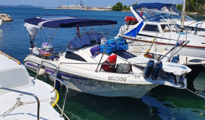 Kajutova loď Janmor 580 Cabin, motor Honda 90