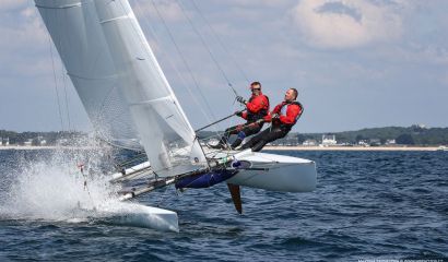 Sportovní katamarán Tornado s přívěsem