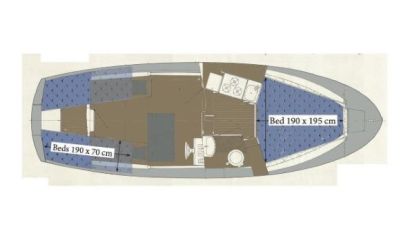 Motorová kajutová loď Albin 25 de luxe